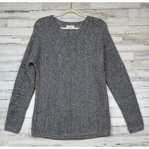 Saturdays NYC Gray Cotton Cashmere Knit Sweater Women’s Small Crewneck Pullover